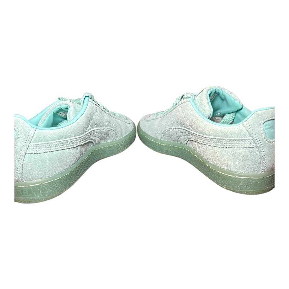 PUMA Women’s SUEDE CLASSIC MONO ICED Aruba Blue Sz 6.5 NWOB never worn - Picture 13 of 16